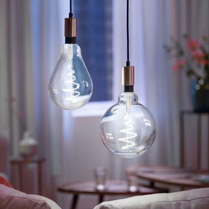 LED Reguliuojama lemputė VINTAGE FILAMENT PS160 E27/6,5W/230V 2000-5000K CRI 90 Wi-Fi -WiZ