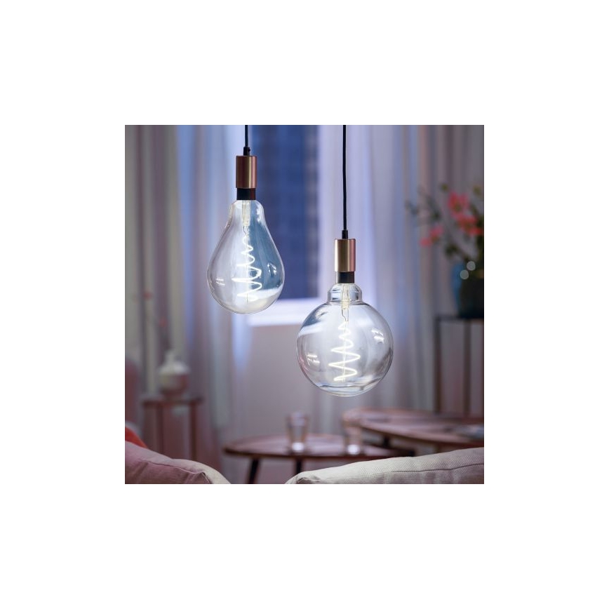 LED Reguliuojama lemputė VINTAGE FILAMENT PS160 E27/6,5W/230V 2000-5000K CRI 90 Wi-Fi -WiZ
