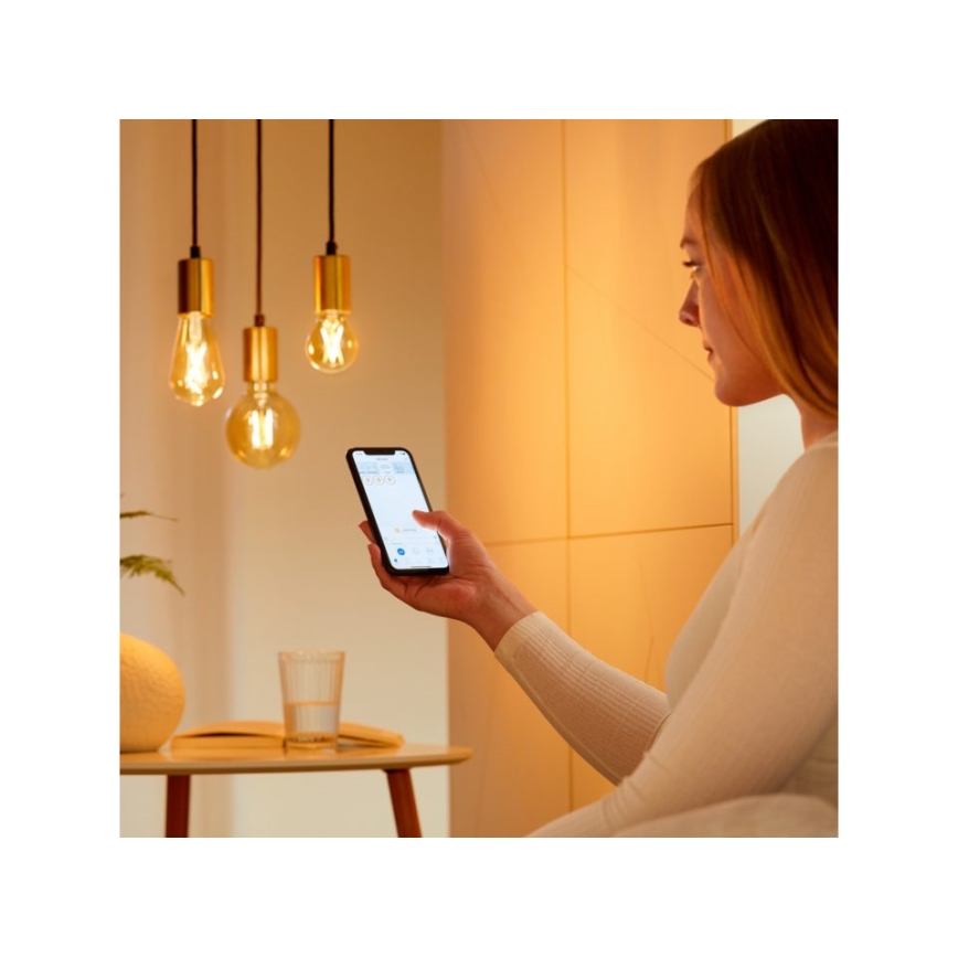 LED Reguliuojama lemputė VINTAGE FILAMENT ST64 E27/7W/230V 2000-5000K CRI 90 Wi-Fi - WiZ