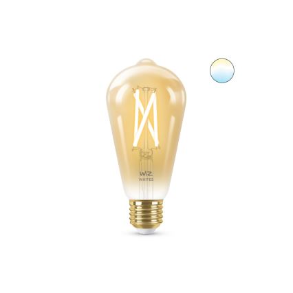 LED Reguliuojama lemputė VINTAGE FILAMENT ST64 E27/7W/230V 2000-5000K CRI 90 Wi-Fi - WiZ