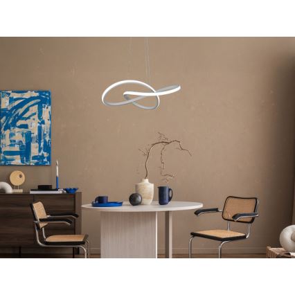 Reguliuojamas LED pakabinamas šviestuvas ant laido LED/65W/230V 3000-6500K, skersmuo 49 cm + nuotolinis valdymas