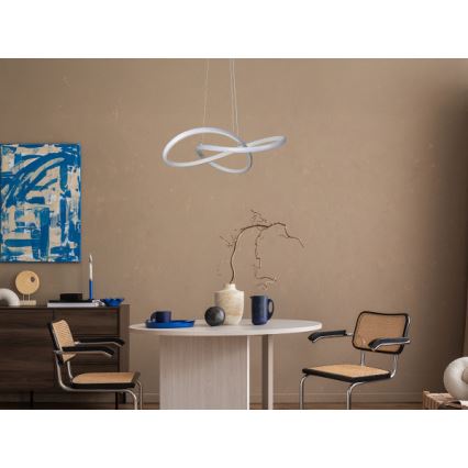 Reguliuojamas LED pakabinamas šviestuvas ant laido LED/65W/230V 3000-6500K, skersmuo 49 cm + nuotolinis valdymas