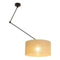 LED reguliuojama liustra ant strypo GORTA 1xE27/60W/230V džutas
