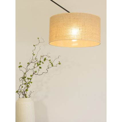 LED reguliuojama liustra ant strypo GORTA 1xE27/60W/230V džutas