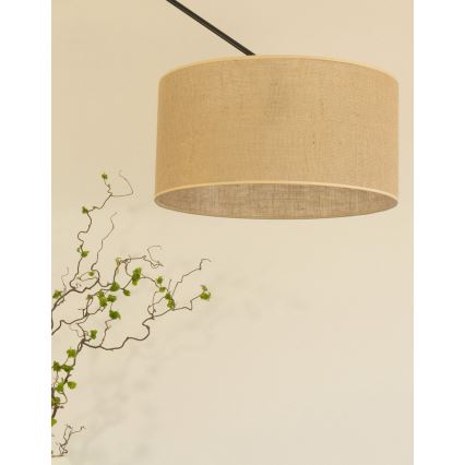 LED reguliuojama liustra ant strypo GORTA 1xE27/60W/230V džutas