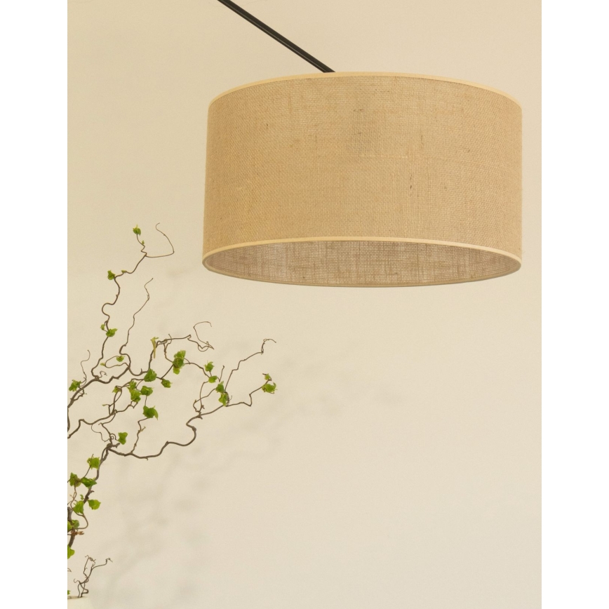 LED reguliuojama liustra ant strypo GORTA 1xE27/60W/230V džutas