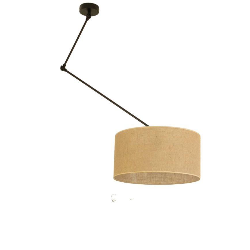 LED reguliuojama liustra ant strypo GORTA 1xE27/60W/230V džutas