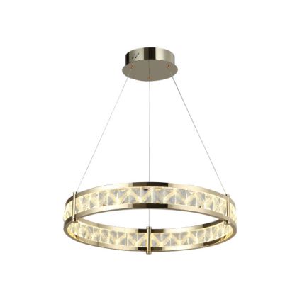 Dimeriuojama LED krištolinė liustra ant laido ENRIQUE LED/55W//230V 3000-6000K skersmuo 80 cm + nuotolinio valdymo pultas