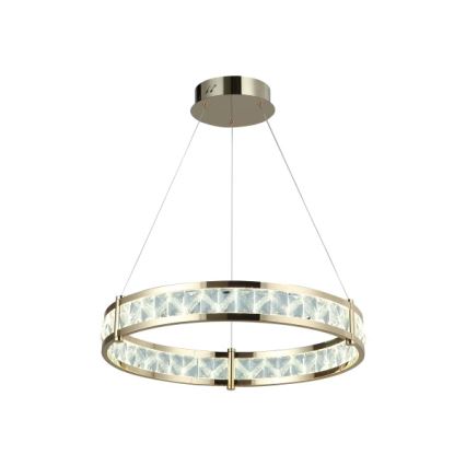 Dimeriuojama LED krištolinė liustra ant laido ENRIQUE LED/55W//230V 3000-6000K skersmuo 80 cm + nuotolinio valdymo pultas