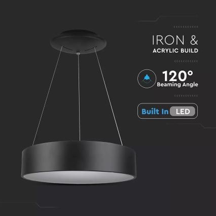 LED reguliuojama pakabinama liustra ant laido LED/30W/230V