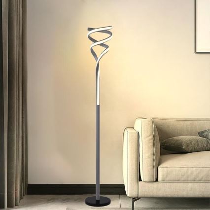 LED reguliuojama pastatoma lempa LED/50W/230V 3000-6500K pilka + nuotolinio valdymo pultas