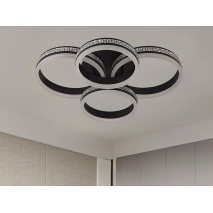 LED reguliuojama paviršinė liustra LED/150W/230V 3000-6500K + nuotolinis valdymas