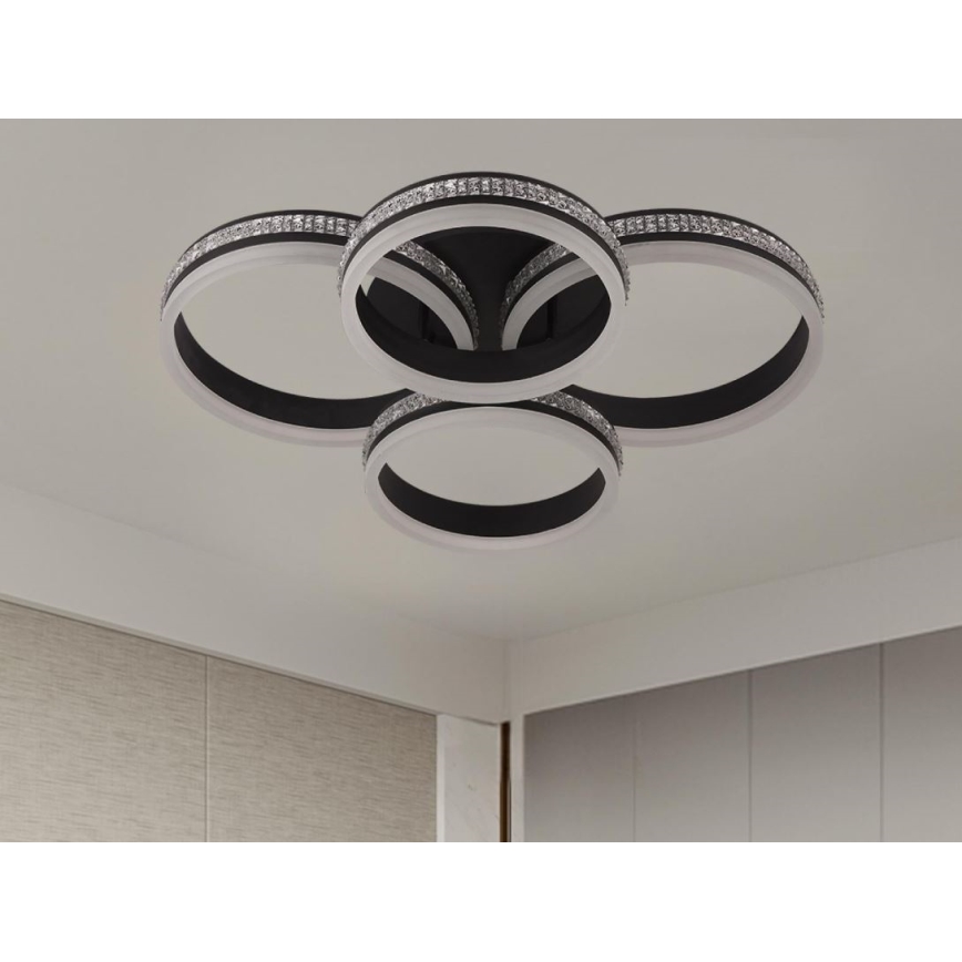 LED reguliuojama paviršinė liustra LED/150W/230V 3000-6500K + nuotolinis valdymas