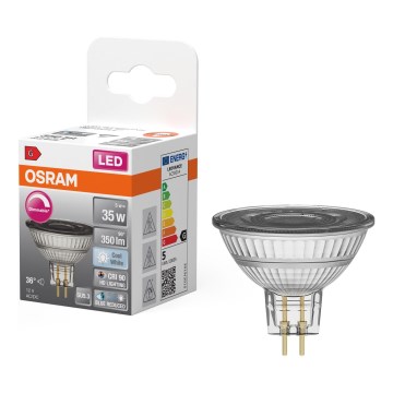 LED reguliuojama reflektorinė lemputė MR16 GU5,3/5W/12V 4000K 36° CRI 90 - Osram