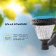 LED Reguliuojama saulės energijos sieninė lempa LED/0,8W/5,5V 3000/4000/6400K IP44 + valdymo pultas