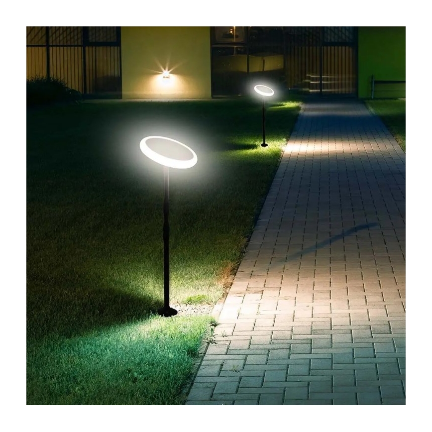 LED Reguliuojama saulės lempa GARDEN LED/8W/5V 60-129 cm 4000K IP65