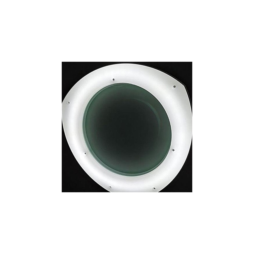 LED Reguliuojama stalinė lempa su didintuvu ir segtuku LED/8W/12/230V