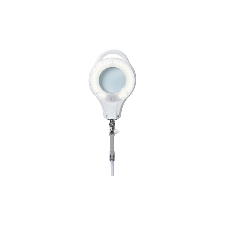 LED Reguliuojama stalinė lempa su lupa LED/10W/230V balta