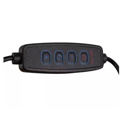 LED Reguliuojama stalinė lempa su didinamuoju stiklu LED/6W/5V 3000K/4000K/6000K balta