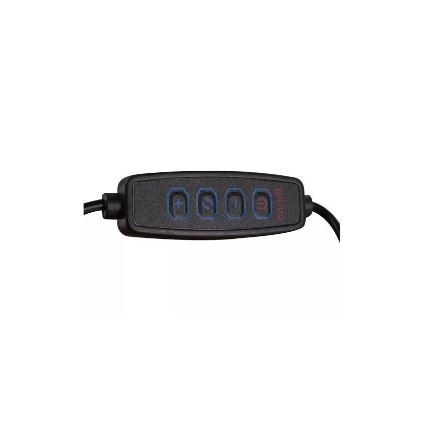 LED Reguliuojama stalinė lempa su didinamuoju stiklu LED/6W/5V 3000K/4000K/6000K balta