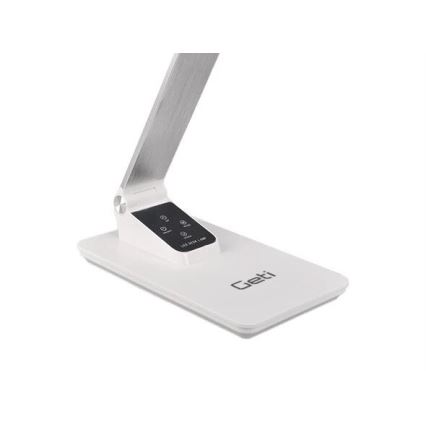 LED reguliuojama stalinė lempa su USB LED/7W/230V 3000K/4000K/5500K balta