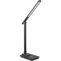 LED reguliuojama stalinė lempa su USB LED/9W/230V 3000K/4000K/5500K juoda