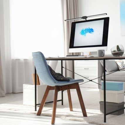 LED reguliuojama stalinė lempa USB TENUIX DUO LED/14W/5V 3000-6000K juoda