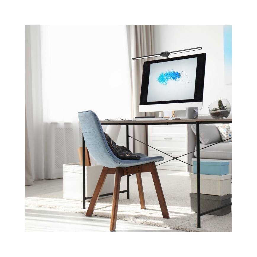 LED reguliuojama stalinė lempa USB TENUIX DUO LED/14W/5V 3000-6000K juoda