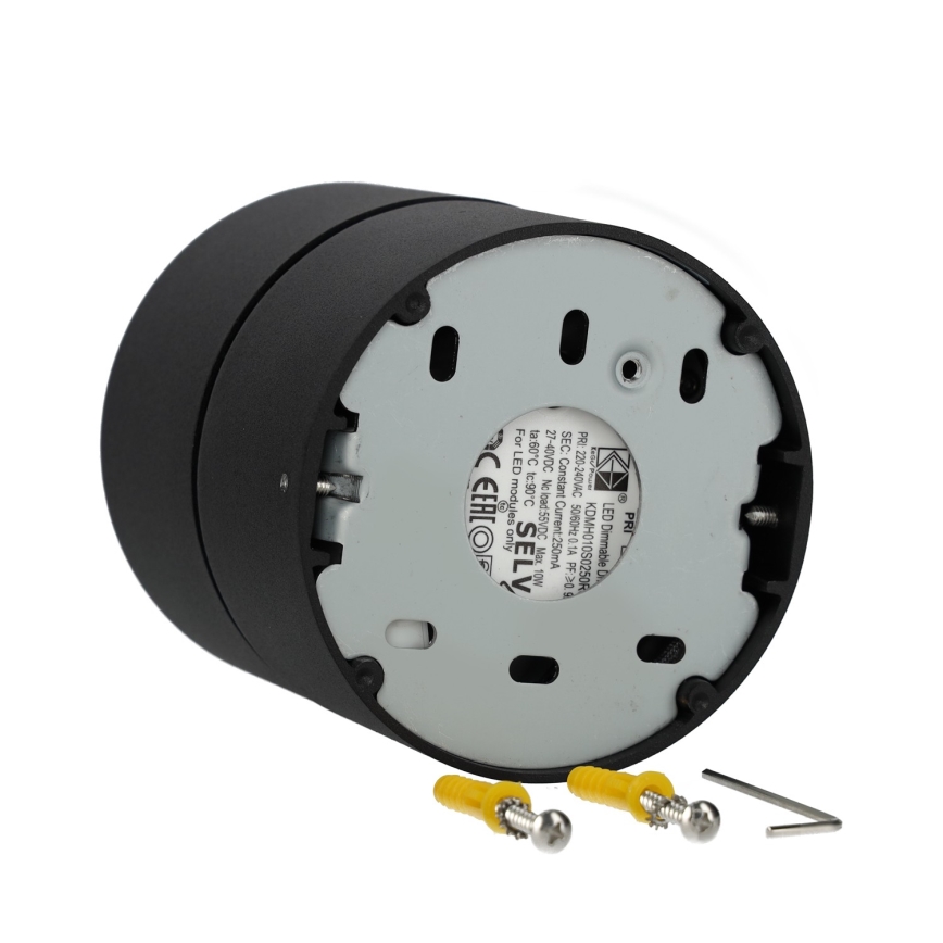 LED Reguliuojamas akcentinis šviestuvas LAHTI LED/13,5W/230V 3000K CRI 90 juodas