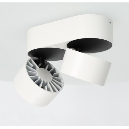 LED Reguliuojamas akcentinis šviestuvas LAHTI MINI 2xLED/9W/230V 3000K CRI 90 baltas