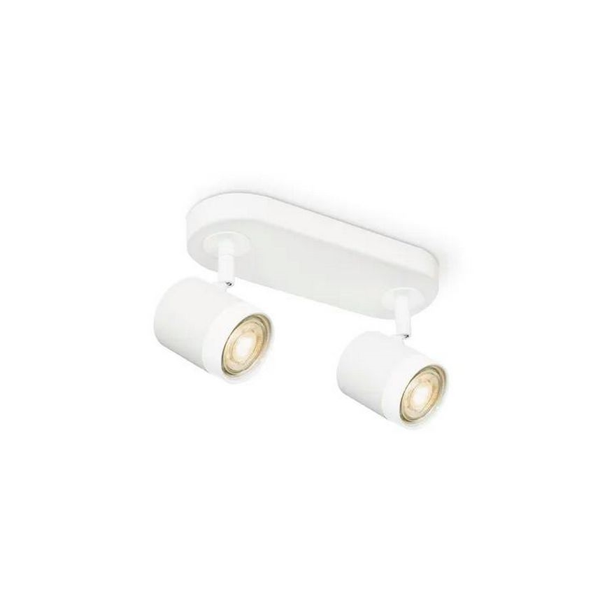 LED Reguliuojamas akcentinis šviestuvas MANU 2xGU10/5,8W/230V baltas