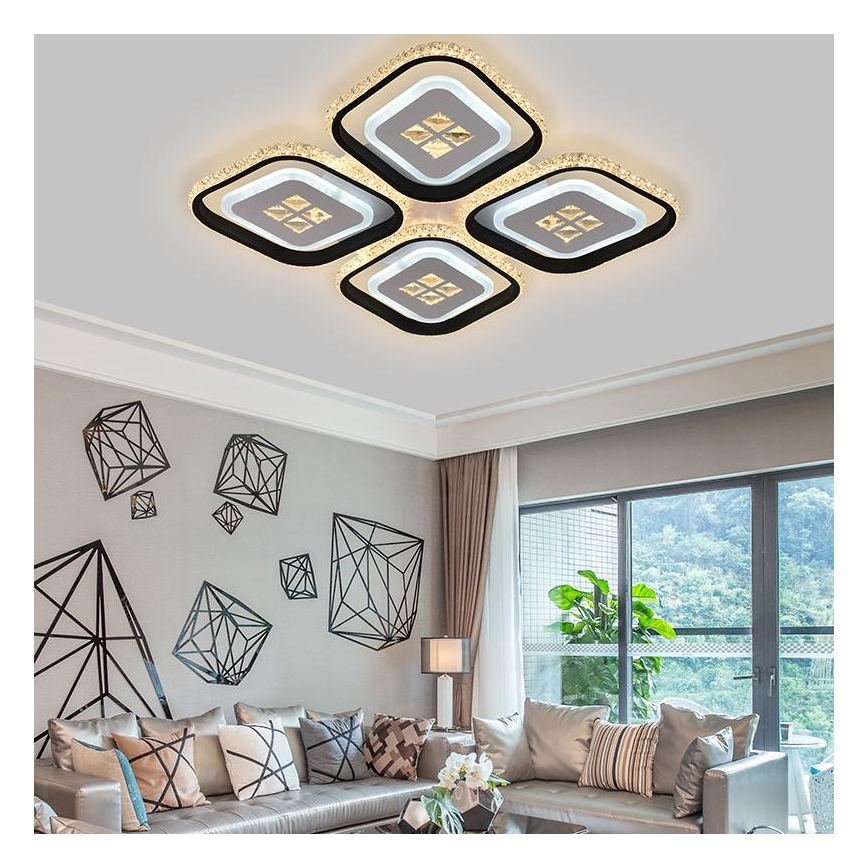 LED Reguliuojamas ant pagrindo montuojamas sietynas LED/130W/230V 3000-6500K + valdymo pultas