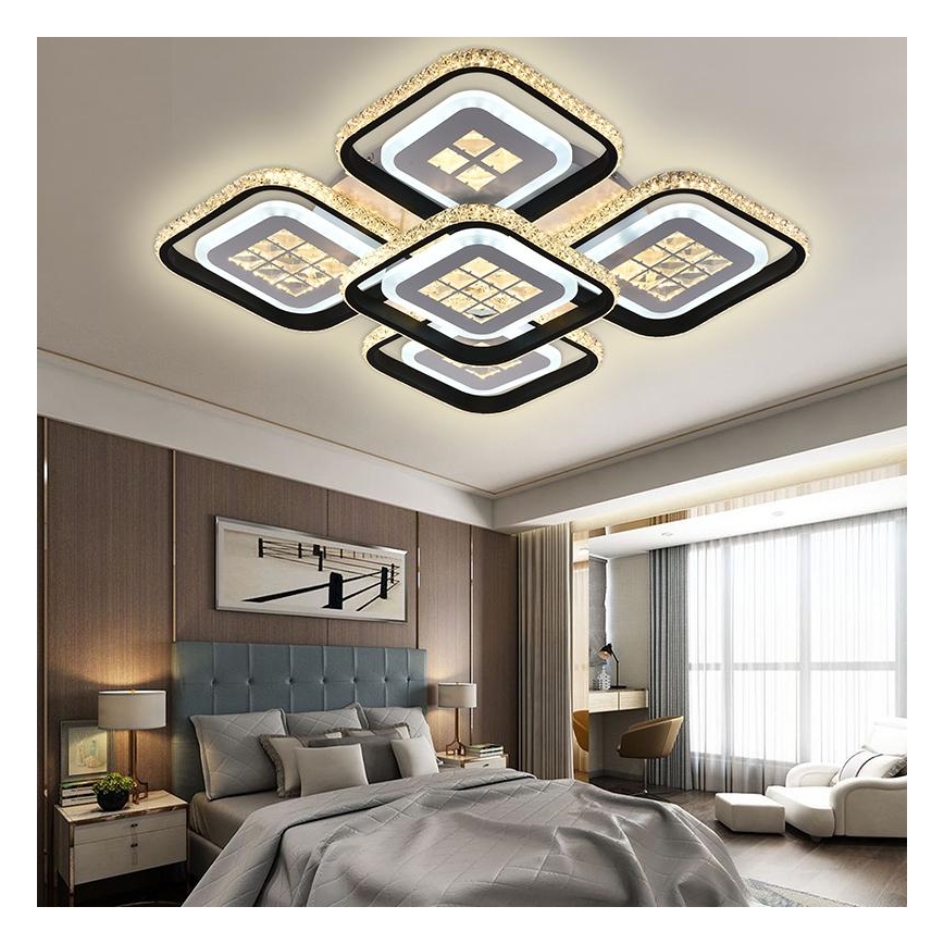 LED Reguliuojamas ant pagrindo montuojamas sietynas LED/180W/230V 3000-6500K + valdymo pultas