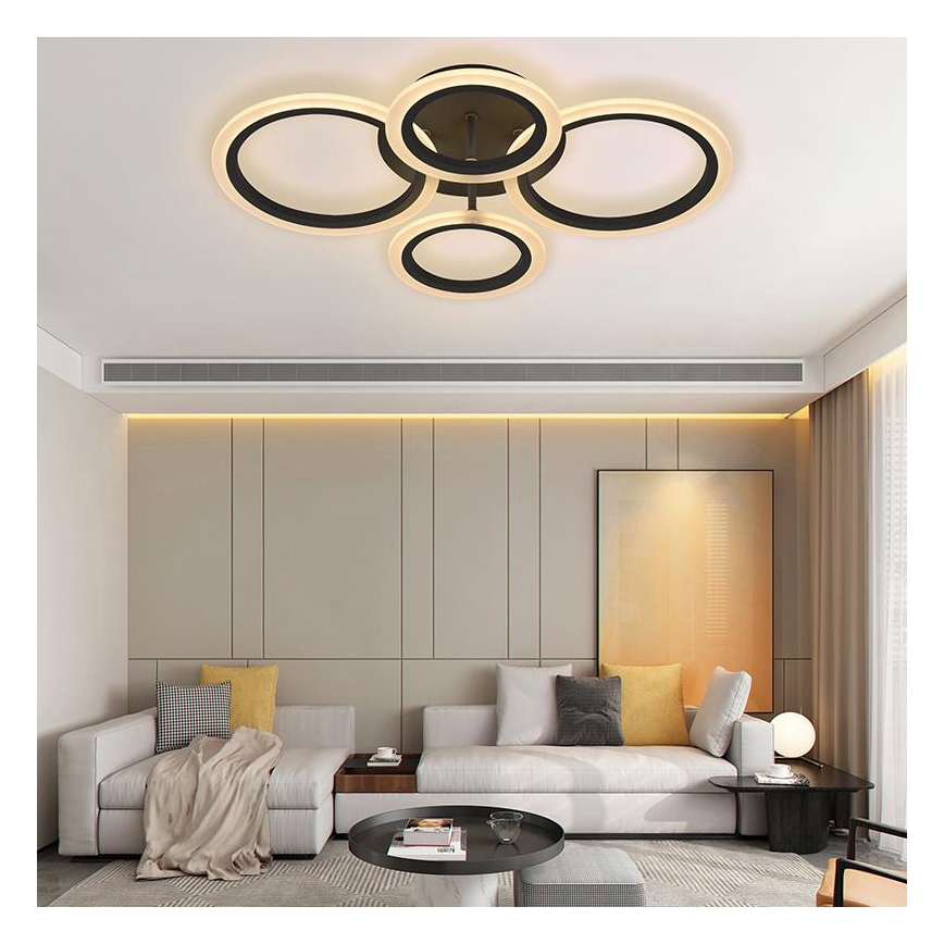 LED Reguliuojamas ant pagrindo montuojamas sietynas LED/50W/230V 3000-6500K + valdymo pultas