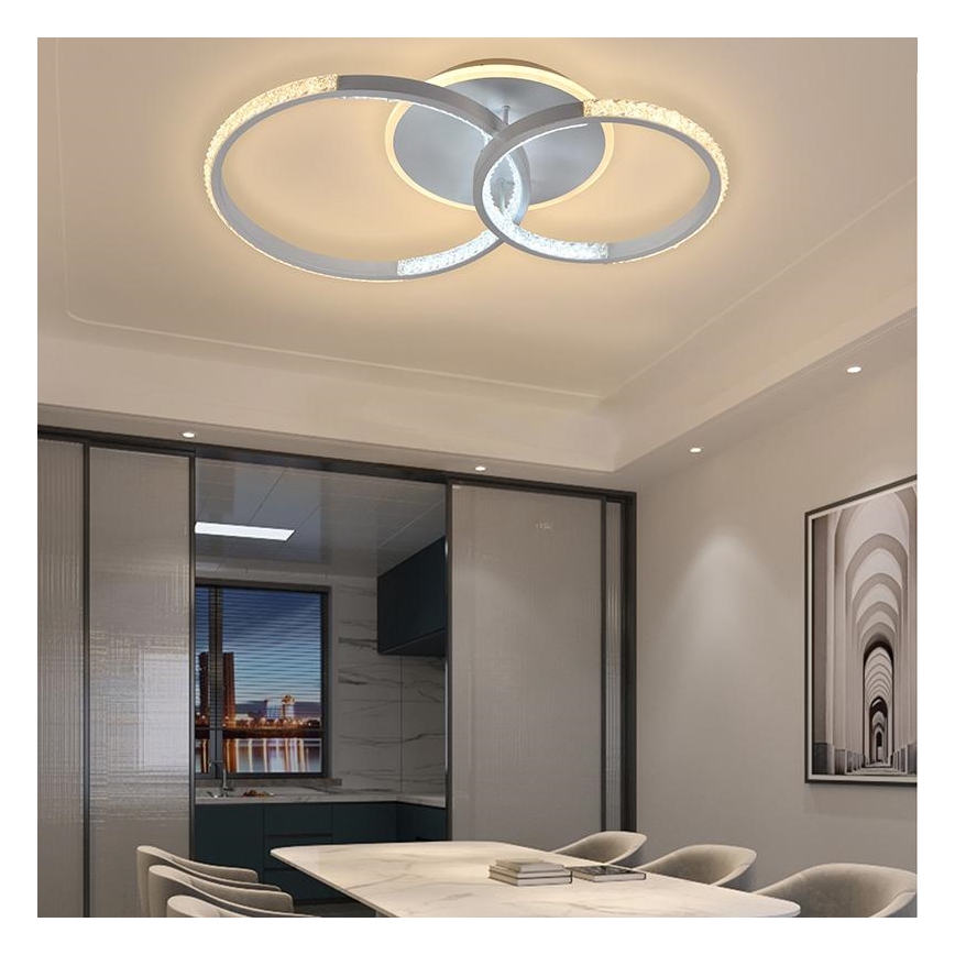 LED Reguliuojamas ant pagrindo montuojamas sietynas LED/55W/230V 3000-6500K + valdymo pultas