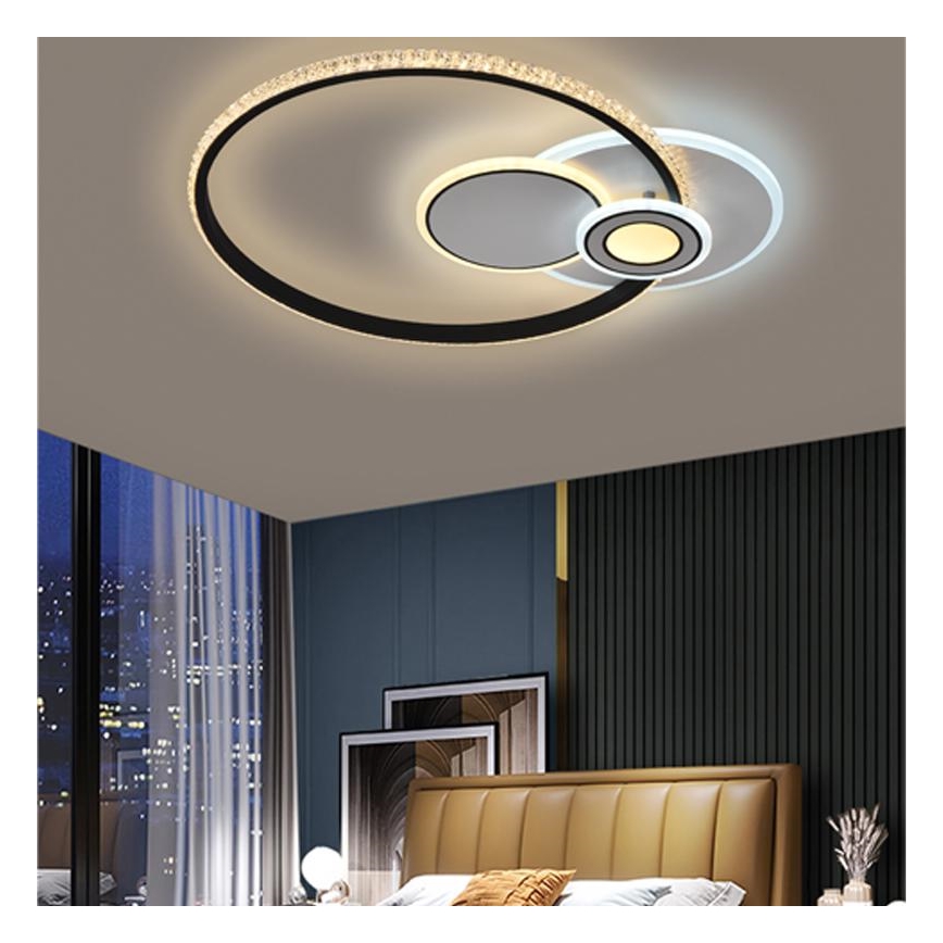 LED Reguliuojamas ant pagrindo montuojamas sietynas LED/80W/230V 3000-6500K + valdymo pultas