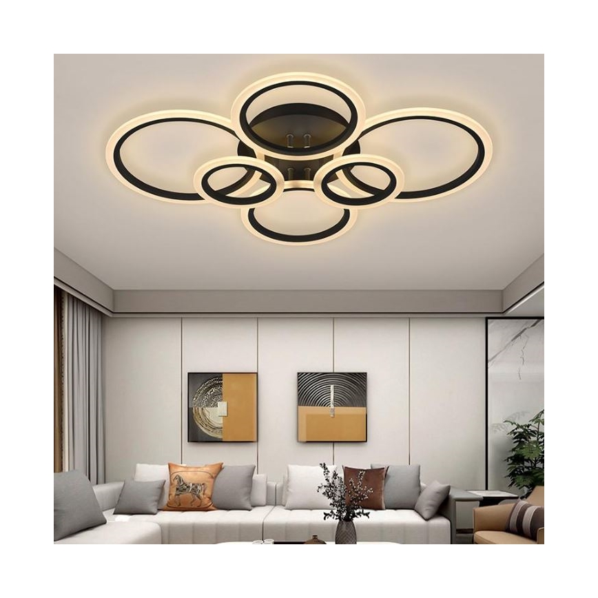 LED Reguliuojamas ant pagrindo montuojamas sietynas LED/85W/230V 3000-6500K + valdymo pultas