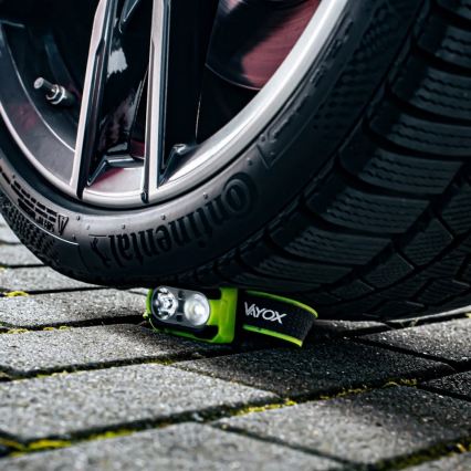 LED reguliuojamas įkraunamas galvos žibintas su jutikliu ir raudonu apšvietimu LED/10W/5V/3xAAA IP44 600 lm 1200 mAh