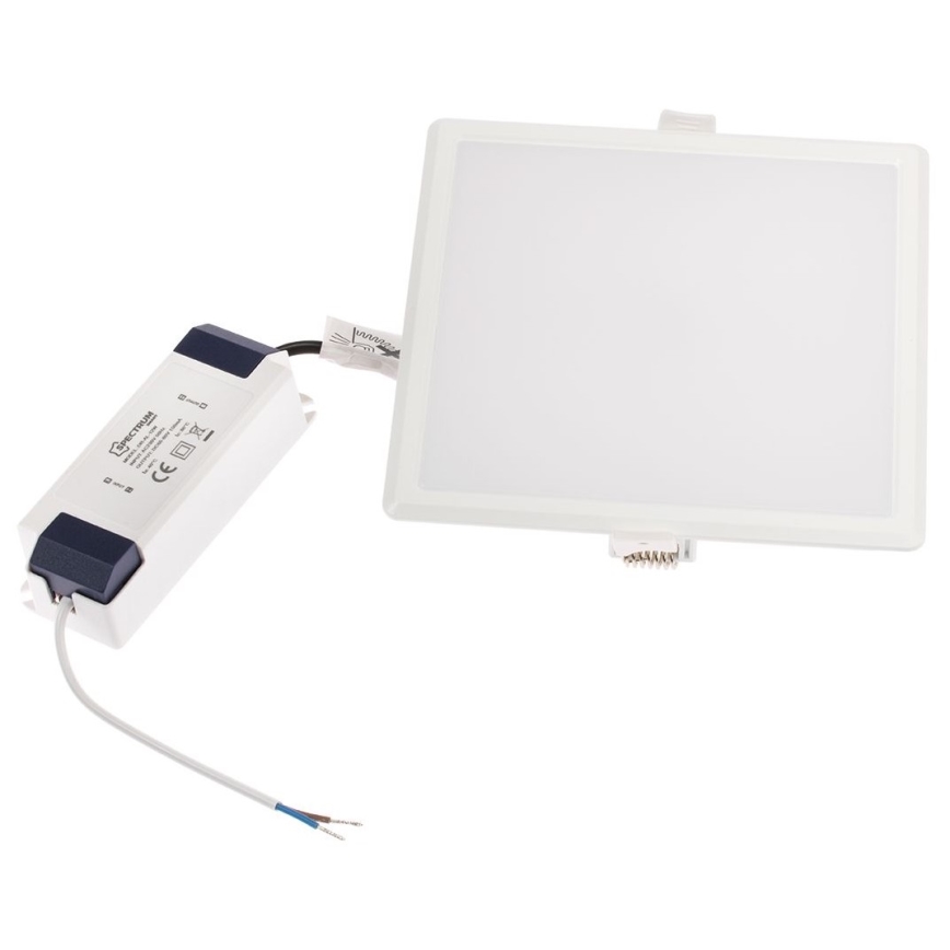 LED Reguliuojamas įleidžiamas šviestuvas ALGINE LED/12W/230V Wi-Fi Tuya kvadratas