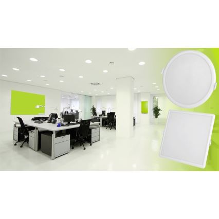 LED Reguliuojamas įleidžiamas šviestuvas ALGINE LED/22W/230V Wi-Fi Tuya apvalus