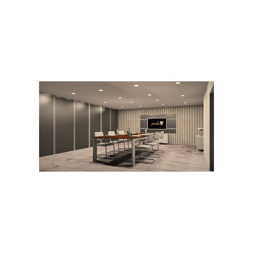 LED Reguliuojamas įleidžiamas šviestuvas LED/12W/230V 3000-6500K Wi-Fi Tuya