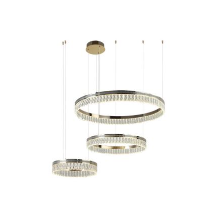 Reguliuojamas LED krištolinis liustras ant laido THALIA LED/120W/230V 3000-6000K + nuotolinis valdymas
