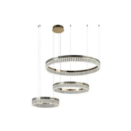 Reguliuojamas LED krištolinis liustras ant laido THALIA LED/120W/230V 3000-6000K + nuotolinis valdymas