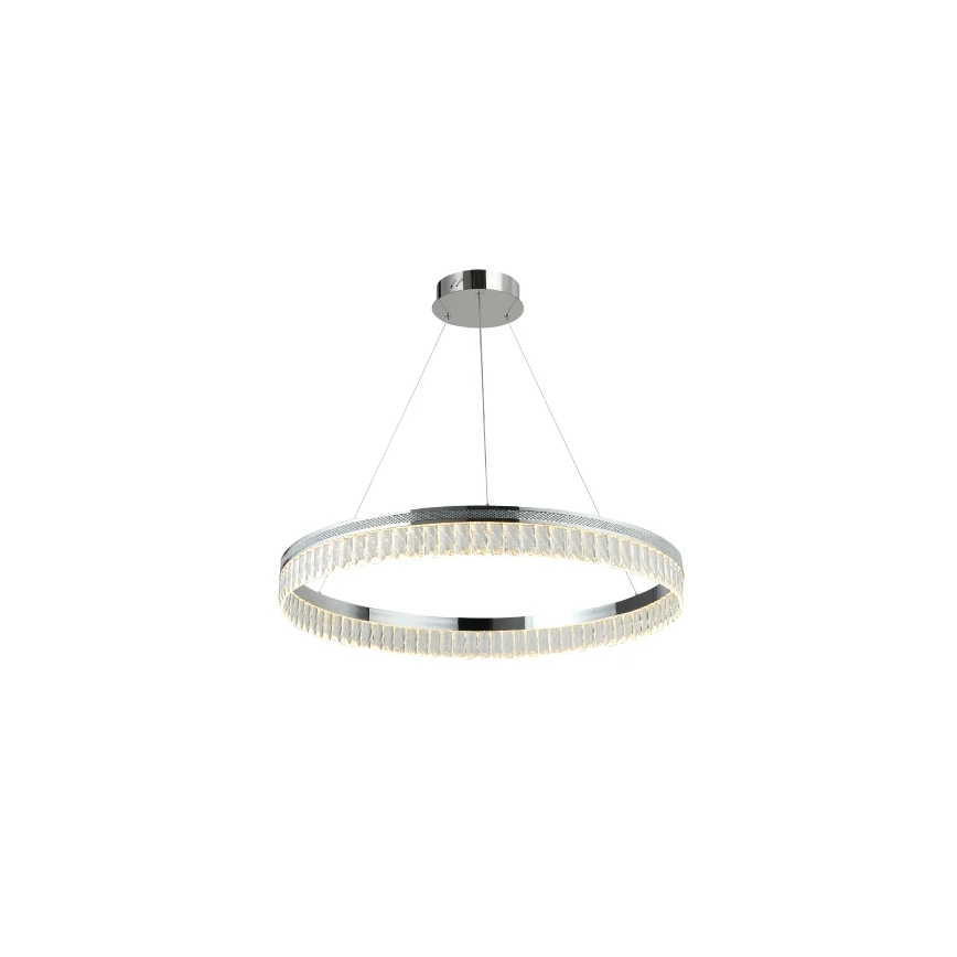 Reguliuojama LED krištolinė liustra ant laido THALIA LED/55W/230V 3000-6000K skersmuo 80 cm + su nuotoliniu pulteliu
