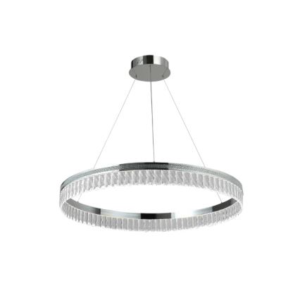 Reguliuojama LED krištolinė liustra ant laido THALIA LED/55W/230V 3000-6000K skersmuo 80 cm + su nuotoliniu pulteliu