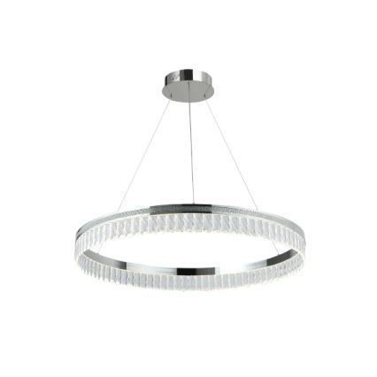 Reguliuojama LED krištolinė liustra ant laido THALIA LED/55W/230V 3000-6000K skersmuo 80 cm + su nuotoliniu pulteliu