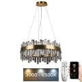 LED reguliuojamas krištolinis šviestuvas ant laido LED/80W/230V 3000-6500K + nuotolinis valdymas