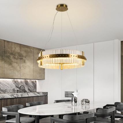 LED reguliuojamas krištolinis šviestuvas ant laido LED/40W/230V 3000-6500K + nuotolinis valdymas