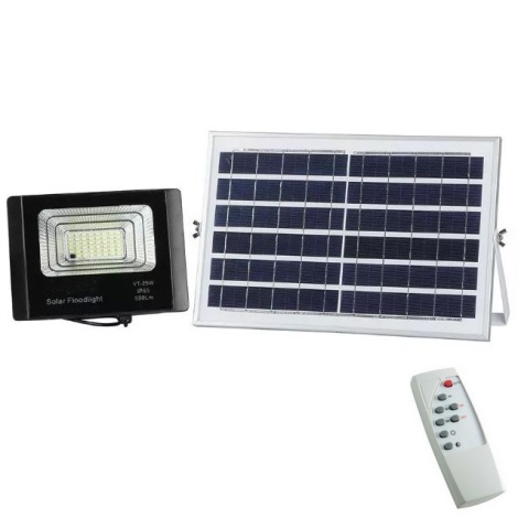 LED Reguliuojamas lauko saulės energijos šviestuvas LED/12W/3,2V 6000K IP65 + VP