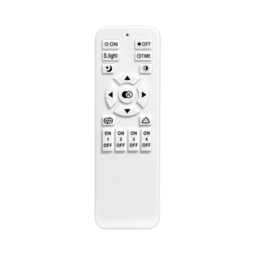 LED Reguliuojamas lubinis šviestuvas ARIES LED/54W/230V 3000-6500K + valdymo pultas